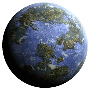 Terrestrial world render